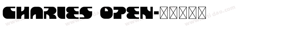 Charles Open字体转换